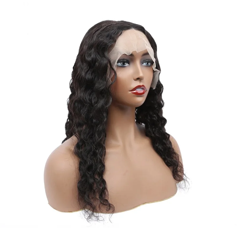 

Wholesale Nature Hair T Part Deep Wave Lace Wigs Full Lace Human Hair Wigs for Black Women with Many Size