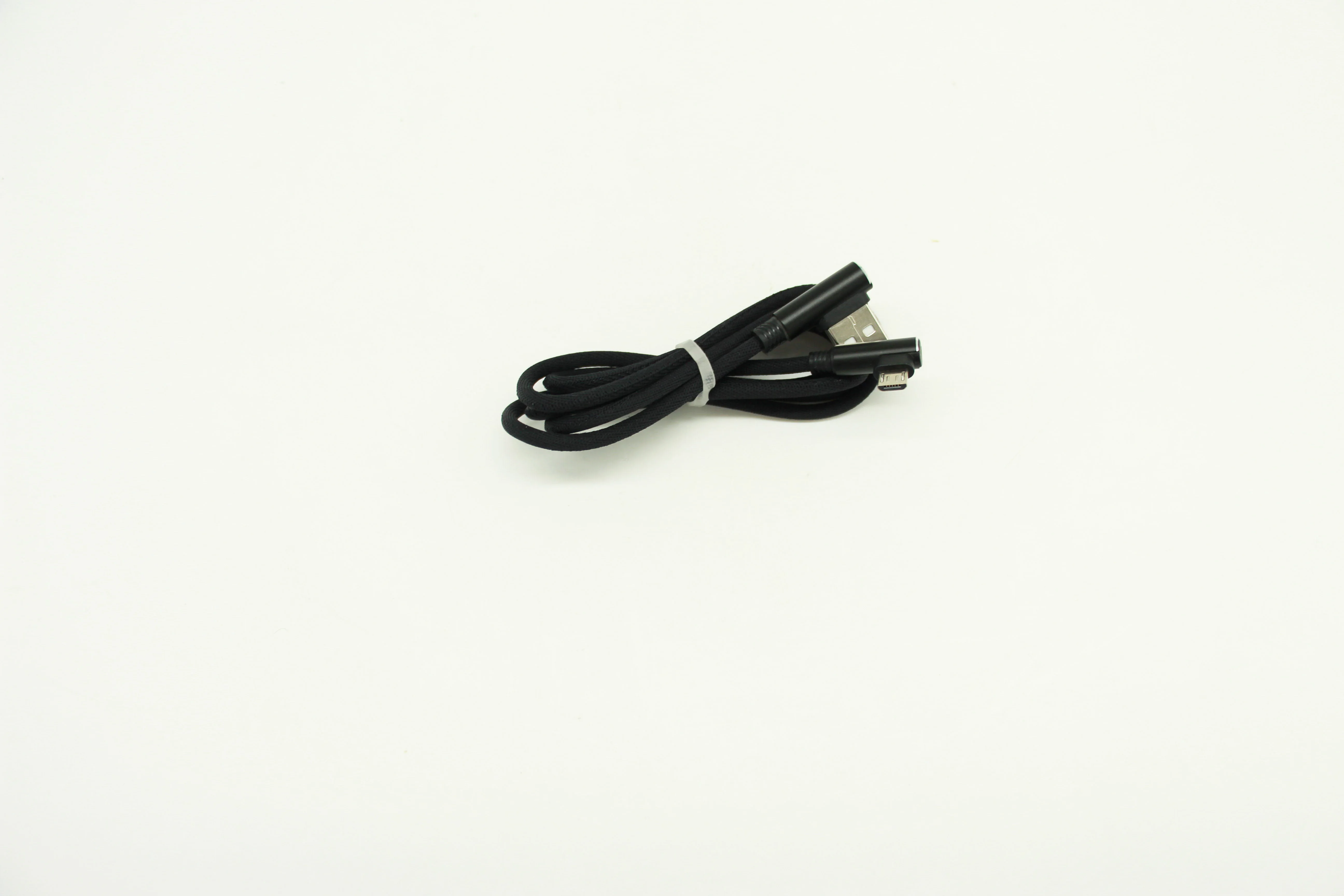 Factory Price Cotton Material 90 degree usb cable 90 degree u shape Micro usb cable - ANKUX.COM