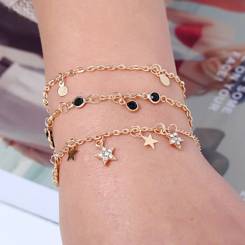 

Fashion star gold chain bracelet for women wholesale NX206084, Picture
