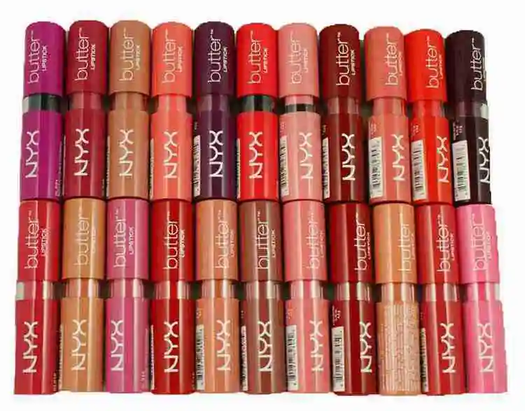 

12 pcs/lot 12 colors NYX lip gloss NYX Butter lipstick long-lasting liquid lip stick waterproof