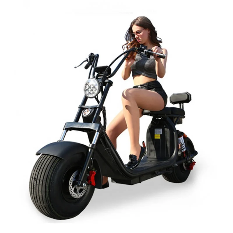 

2021 factory price 1500w 2000W powerful 60V 20AH electric golf Scooter fat tire motorcycle E Bike Electric Bicycle Citycoco