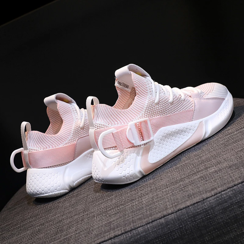 
Lightweight breathable sneakers knit mesh running sport shoes 