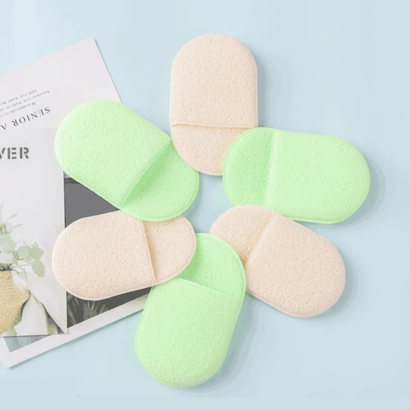 

sponge multi-purpose skincare puffs for face cleaning latex free sponge makeup remover face scrub sponge glove