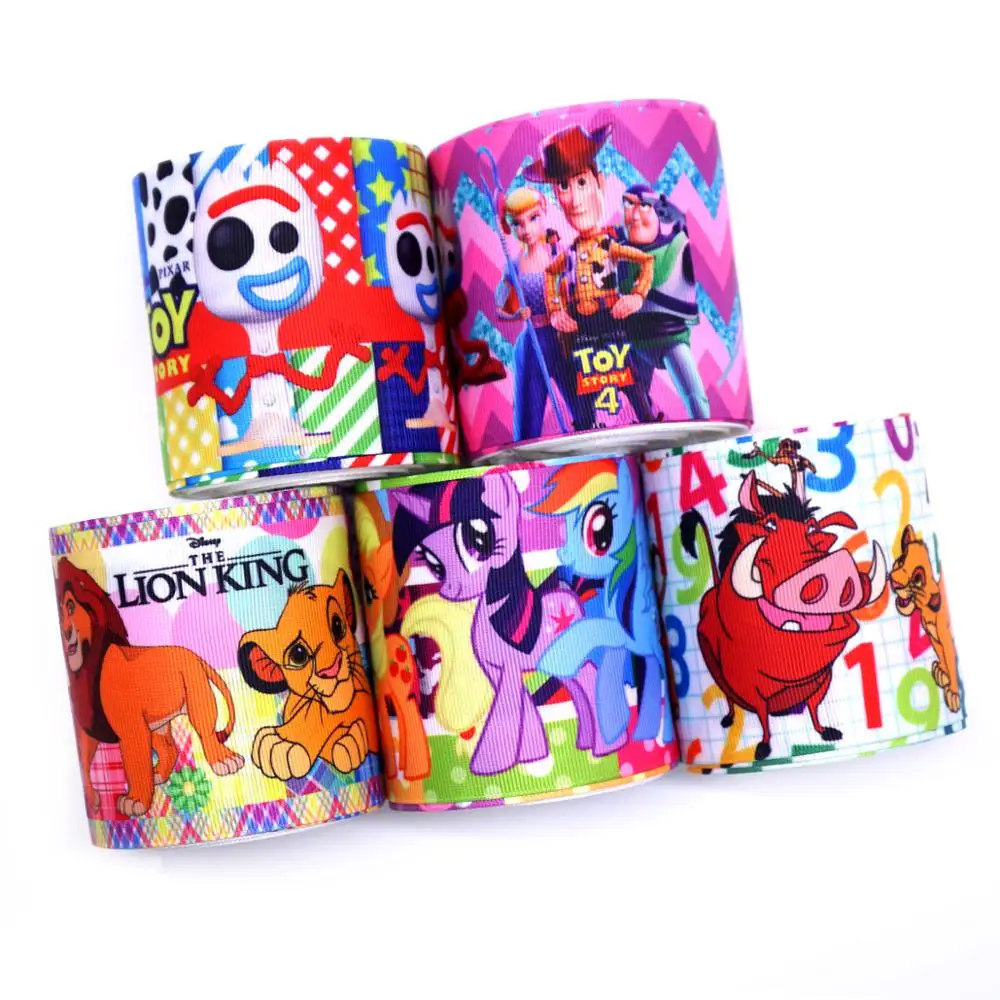 Factory High Quality Fashion Cheap Wholesale Cartoon Grosgrain Ribbon