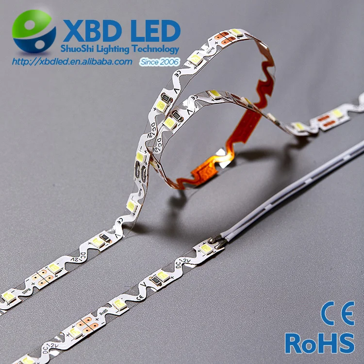 New design 12 v s shape flexible 2835 led strip hot sell in China