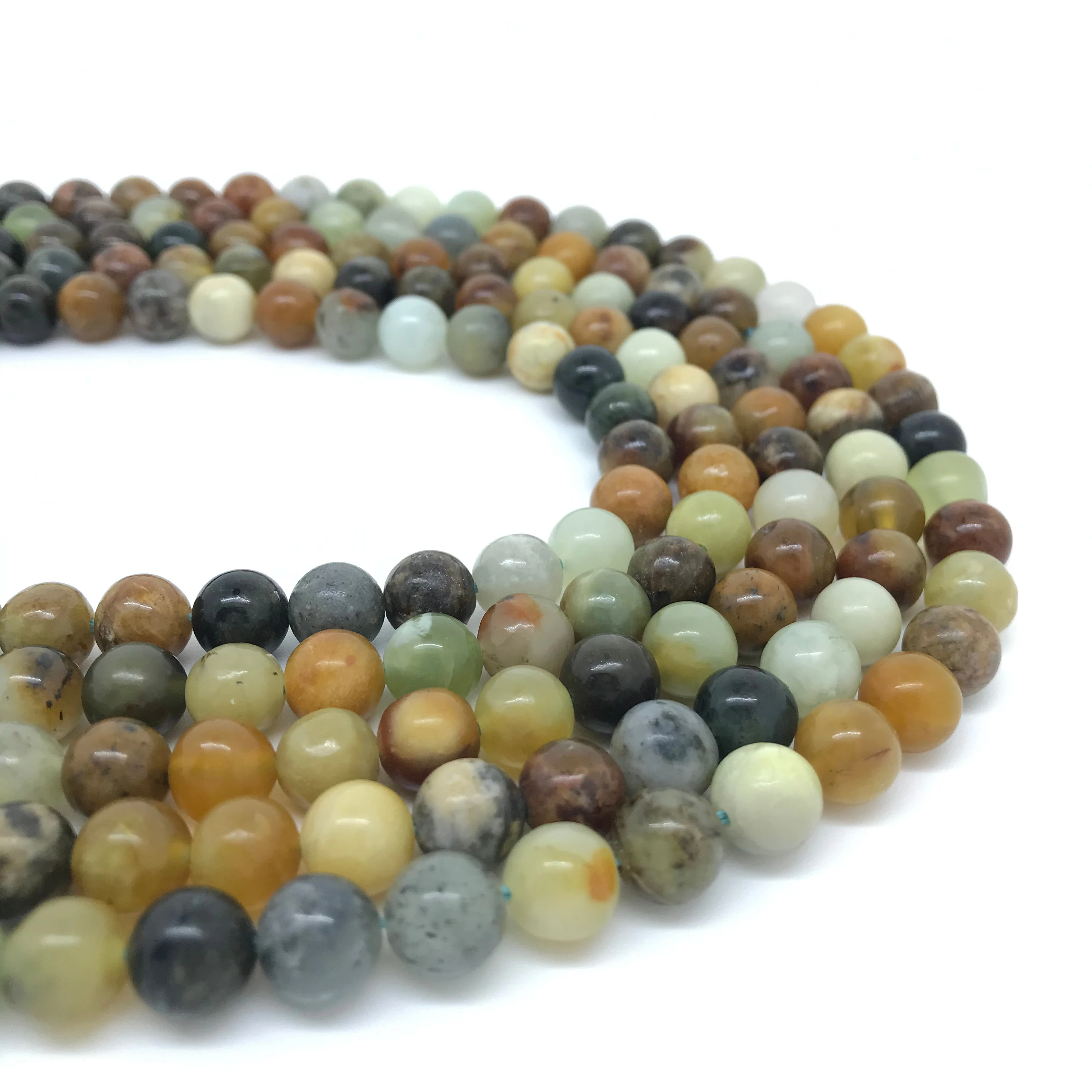 

Wholesale Flower Yellow jade 10mm Energy Stone Loose Beads For Diy Jewelry Making