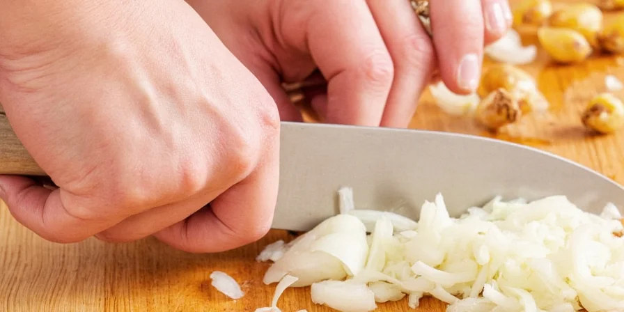 Chilling onions in the freezer