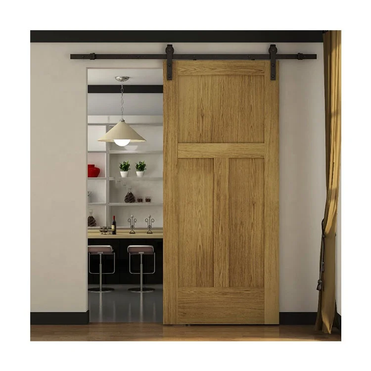 Stile And Rail Design Interior Sliding Door Solid Wood Barn Door With Flat Sliding Door Track Buy Interior Sliding Barn Doors Used Solid Wood