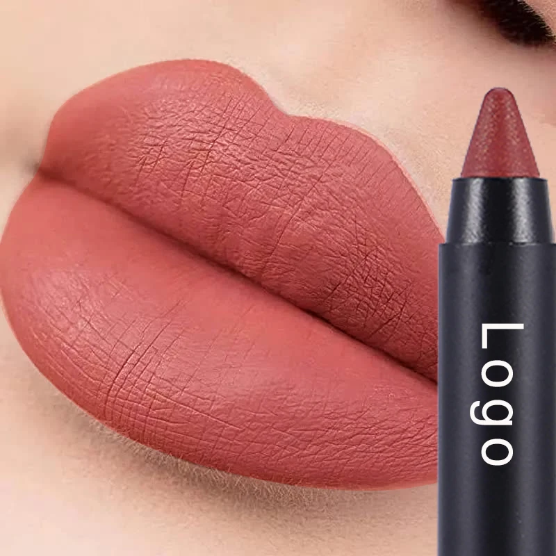 

Wholesale Waterproof Vegan Lip Liner Crayon Pencils Lipstick Private Label Lip Liner