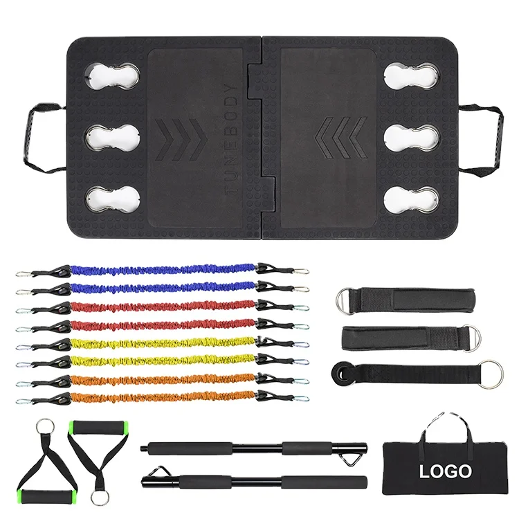 

Indoor Mini Gym Fitness Board Resistance Band Training Board Multi-function Training Set