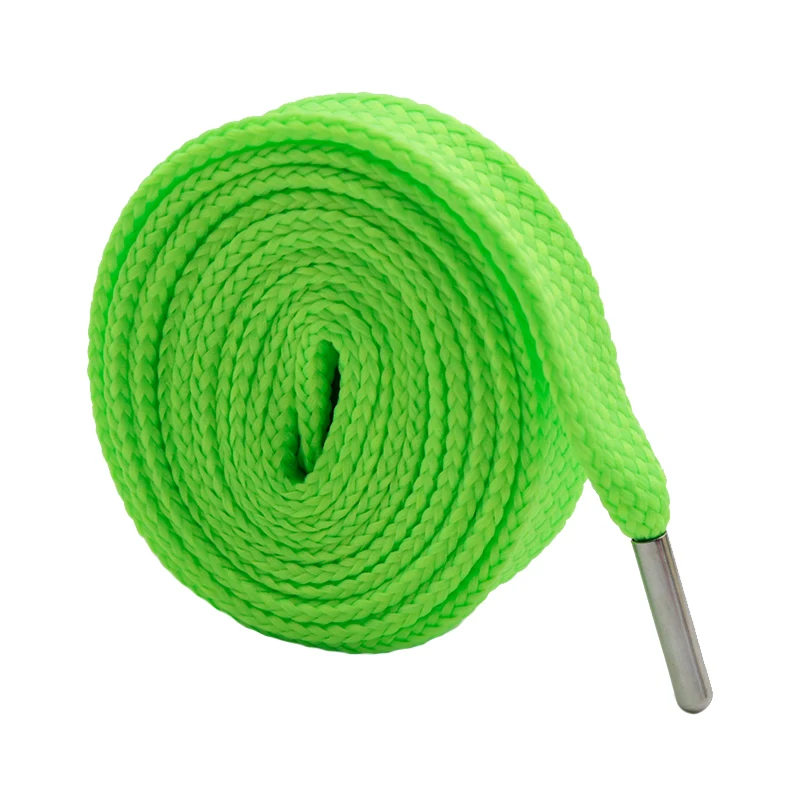 

Xuansi New Design Multi Color Classical 140CM Length Flat Polyester Shoelaces with Metal Tips Support Custom For Kids Shoes, Customized