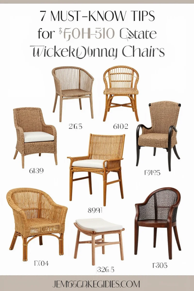7 must know tips for choosing family friendly wicker rattan dining chairs with style charts expert advice
