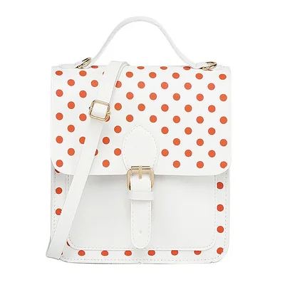 

Fashion Sweet Candy Color Wave Point Single-Shoulder Diagonal Double-Shoulder Multi-Function Bag