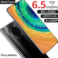 

New mate 3 pro smart phones 6.5inch full screen Android 9.0 Face recognition 6+128 GB Mobile phone