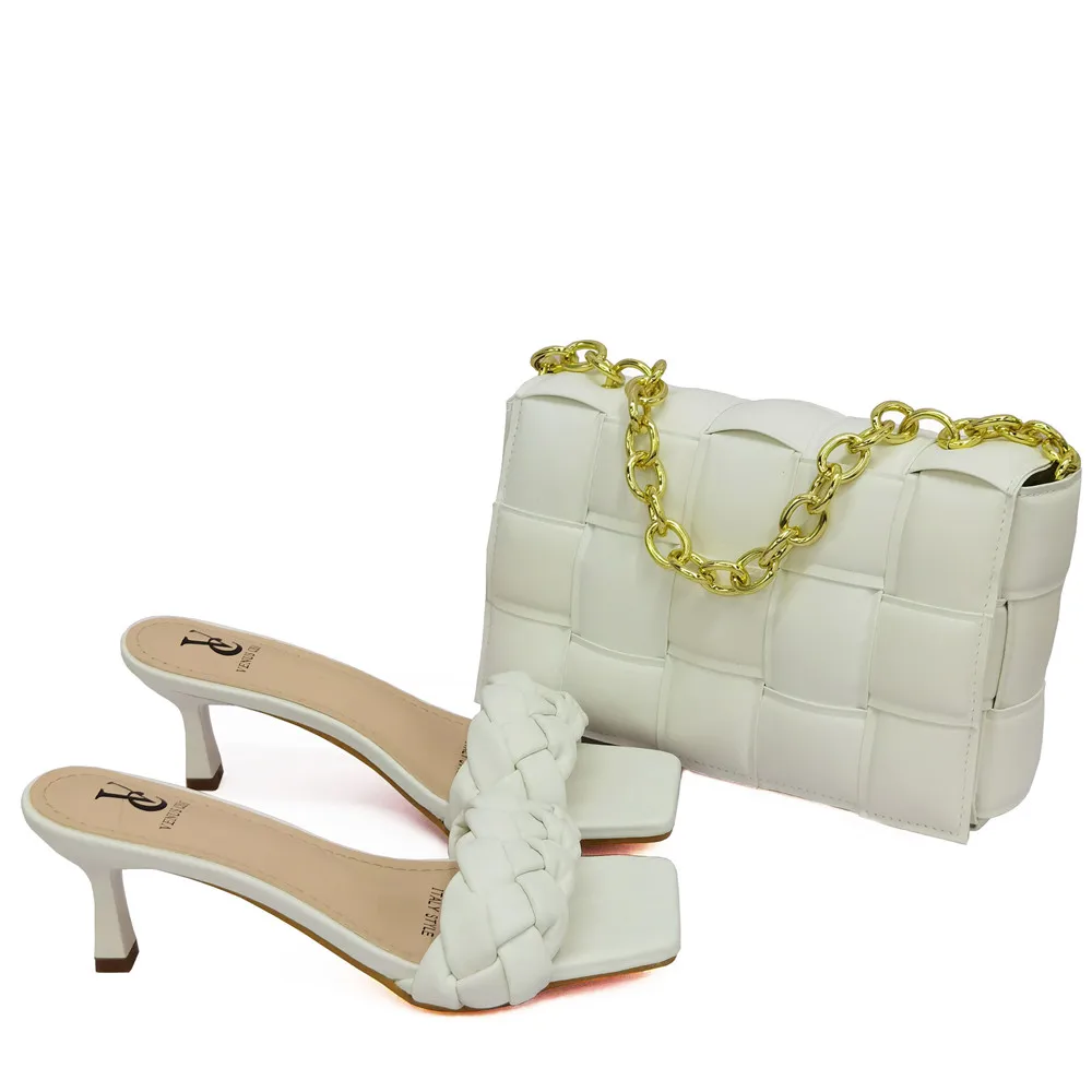

2021 Fashionable Women Shoulder Bags High Quality Big Bag And Shoes, As picture displayed