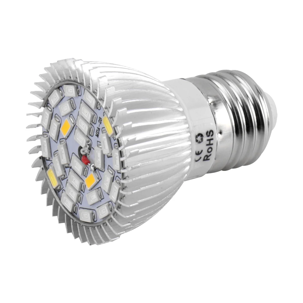 BORUiT Full Spectrum LED Grow Light Bulb 10W Red Blue White UV IR Phyto Lamp For Garden