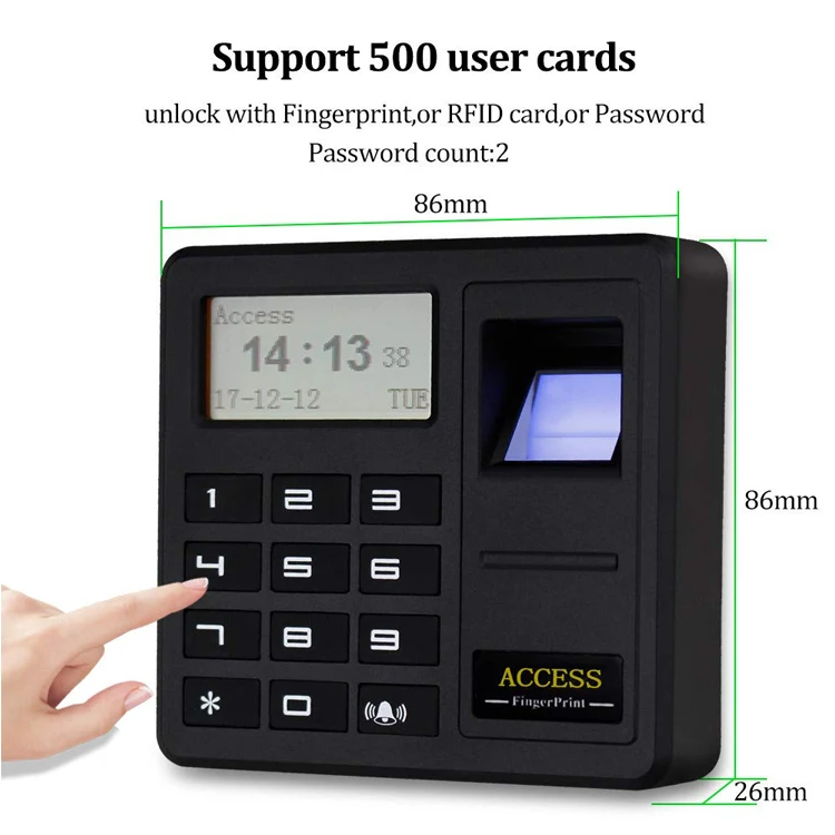 Standalone Fingerprint Reader Rfid Attendance Access Control Door Locks System Buy Fingerprint