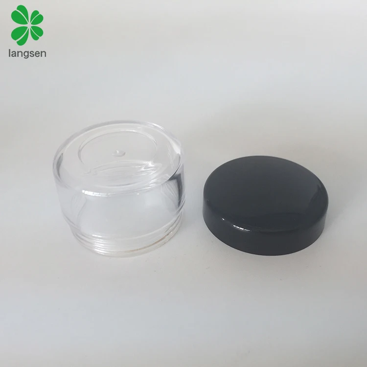 Plastic 15g / 15ml clear jar pot container