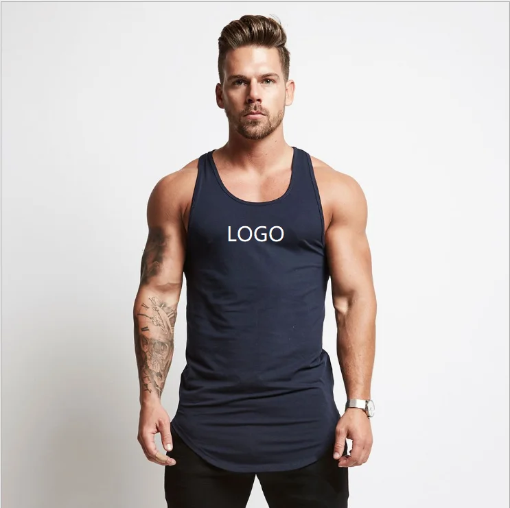 

Factory Direct Summer Mens Custom Breathable Short Sleeve Round Neck Training Vest Mens Fitness Sleeveless Plus Size T Shirt