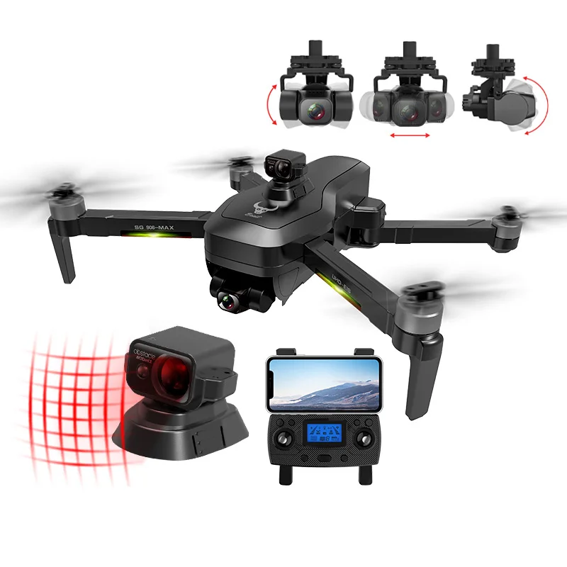 

SG906 Pro 2 / SG906 MAX 5G GPS Drone with Wifi 4K Camera 3-Axis Gimbal Brushless motor Obstacle Avoidance RC 1200m Dron