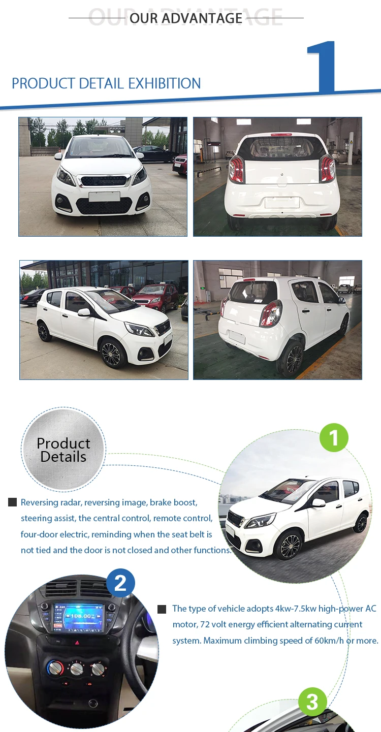 Right Hand Steering Car Atomic Electric Vehicles Fast Electric Car