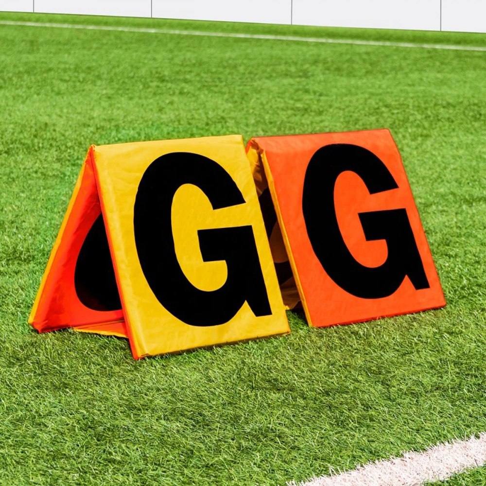 Yardage Markers Folding Weighted Football Sideline Yardage Markers