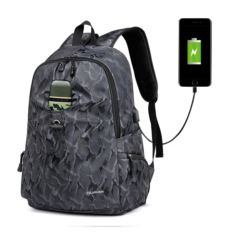 

V204 Wholesale fashion 2021 custom logo school laptop usb water bottle bag pack rucksack travel college bags for men backpack