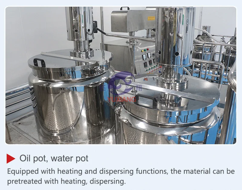 Automatic Stainless Steel Vacuum Homogenizing Emulsifying Mixing