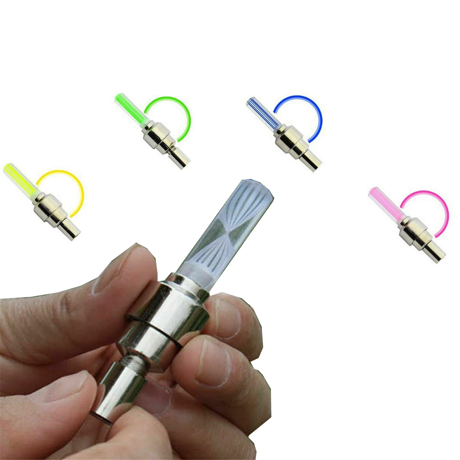 

Waterproof LED Tyre Wheel Valve Tire Light 4 Color Car Bicycle Motorcycle, 4color