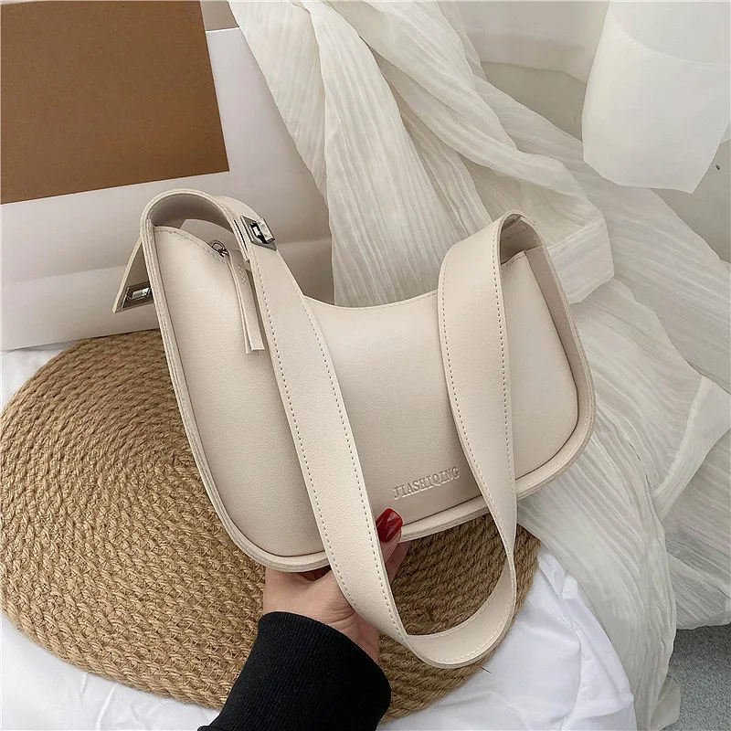 

Wholesale Popular Women Casual Underarm Handbag Luxury Hand Bags Girls 2021 fashion bags for women sling bags for ladies women, Black