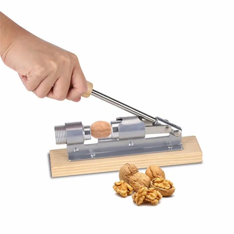 

A707 Heavy Duty Walnut Cracker Crack Almond Plier Stainless Steel Mechanical Sheller Nutcracker Filbert Machine Walnut Clamp