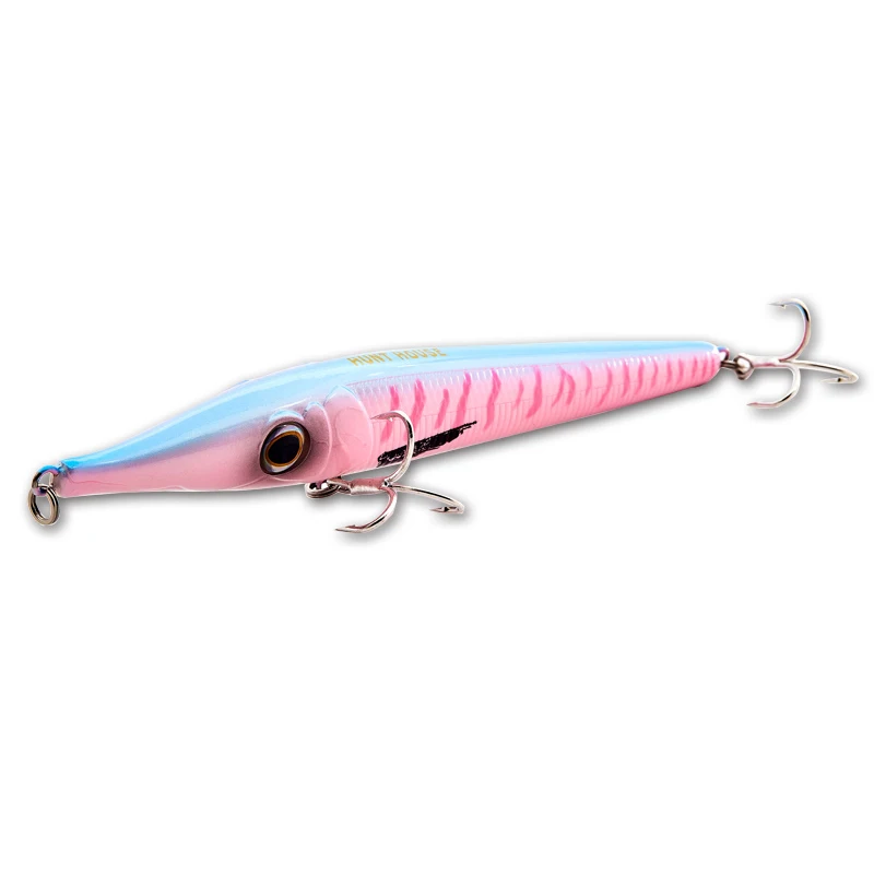 

New mold quality plastic sinking hard fishing lure pencil stick bait lure blank