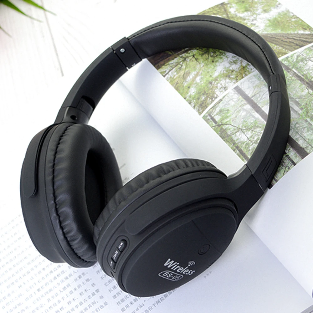 

HM-05 Adjustable Wholesale Bulk Cuffie Bluetooths Headphone Headphones Wireless Bluetooths