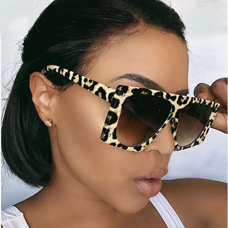 

kp90493 Leopard Print Square Women Sunglasses Sun Glasses Wholesale Custom Logo Mens Sunglasses Ladies Women, 9 colors