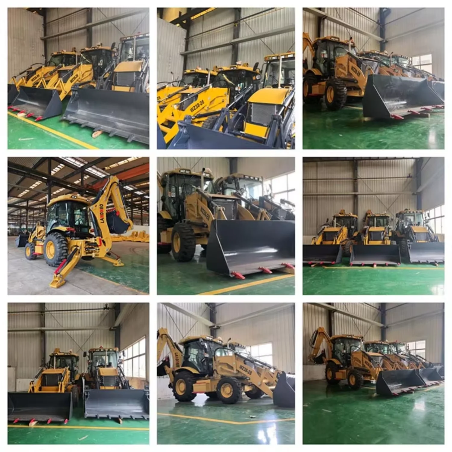 Euro 5 EPA Construction Machine Backhoe Loader China Large Backhoe Loaders 75KW Cummins Powered Backhoe Loader