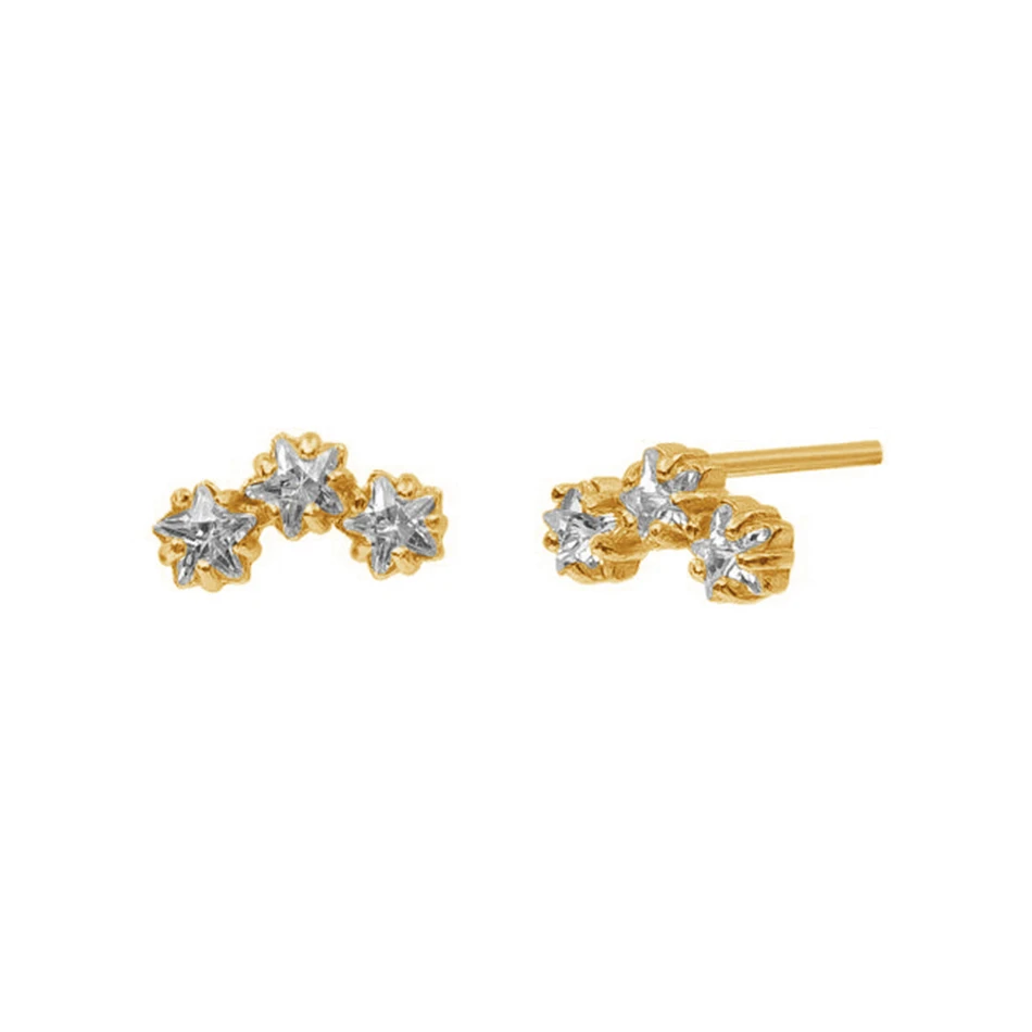 

fine jewelry wholesale 925 sterling silver classic studs fashion 18k gold plated nice odette gold stud earrings