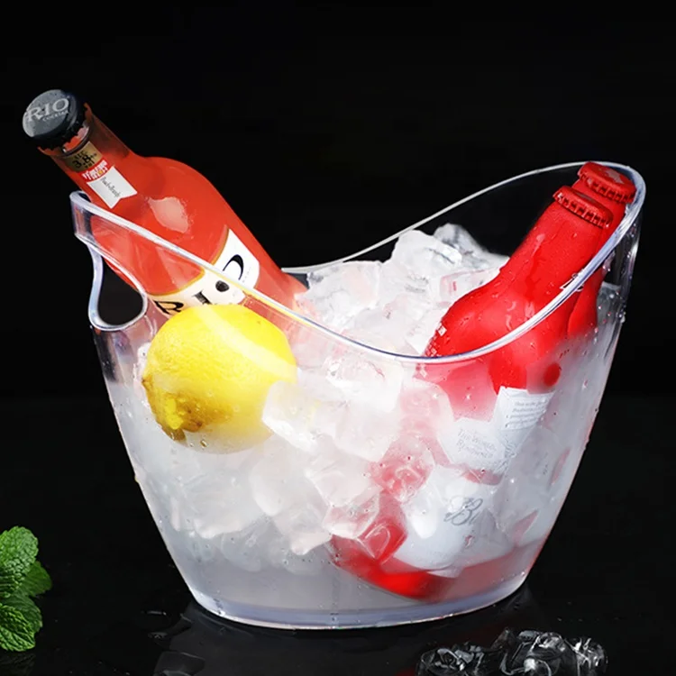 

Amazon hot selling Acrylic ice bucket wine cooler champagne bucket wholesaler, Customized color