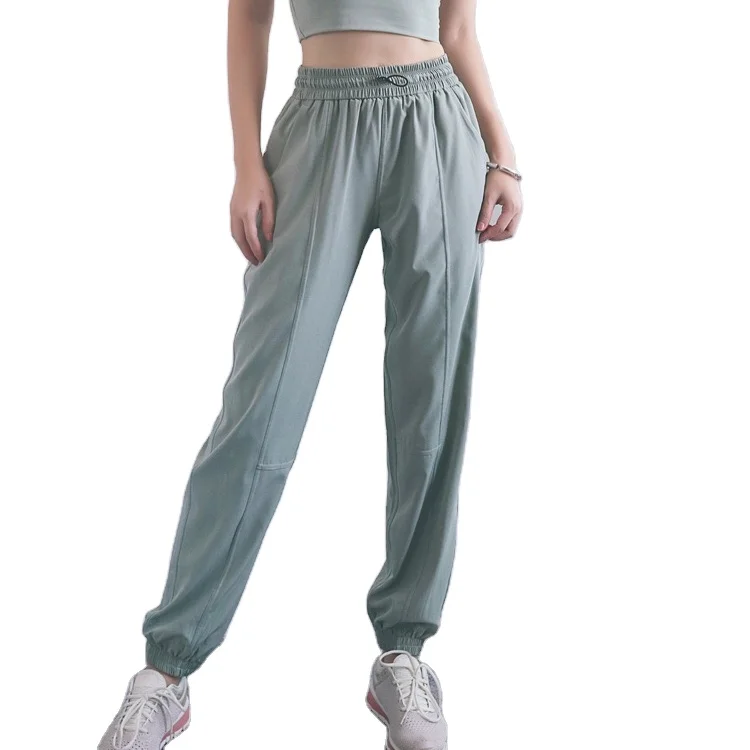 

BBCK1207 Dark green Factory direct sales female curved hip fitness leggings cycling sweatpants comfortable fabric yoga pant