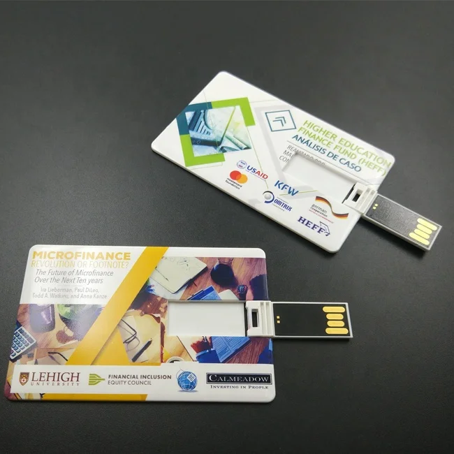 Wafer Usb Credit Card Pendrive Business Card Usb Flash Drive With Logo