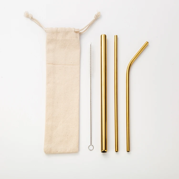 

Stainless steel cutlery straw set pouch chopstick, Silver,gold,rose gold,black,rainbow or customized