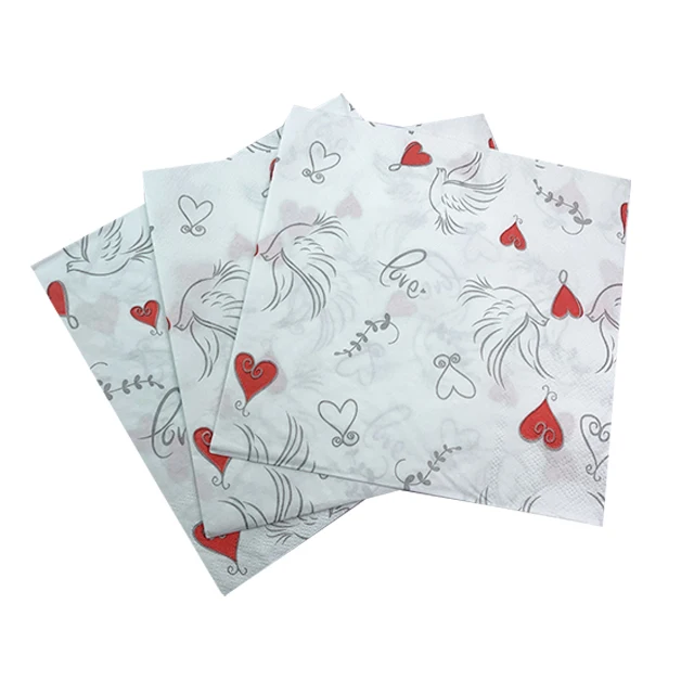 

Wholesale Paper Price 100% Wood Pulp Napkins Custom Logo 2 Ply Paper Towel Napkin Tissue, Wihte