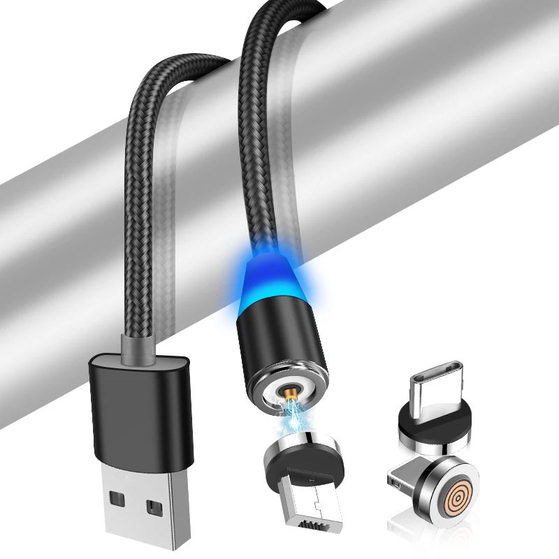 High Quality 2.4A USB 3 in 1 Mobile Phone Data Cable for