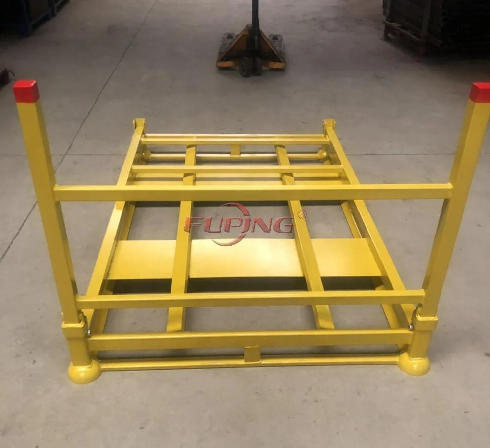 
Customized Logistics Foldable Steel Collapsible tyre Container 