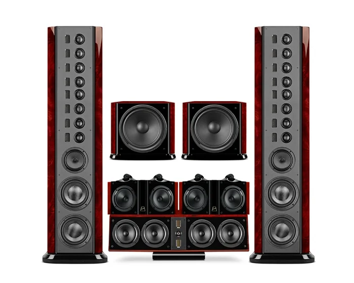 

HIVI Swans 2.8A Home Theater Hi-end Flagship Home Theater System Front 2.8A Center 2.3C+ Rear F5R+ Sub 15B
