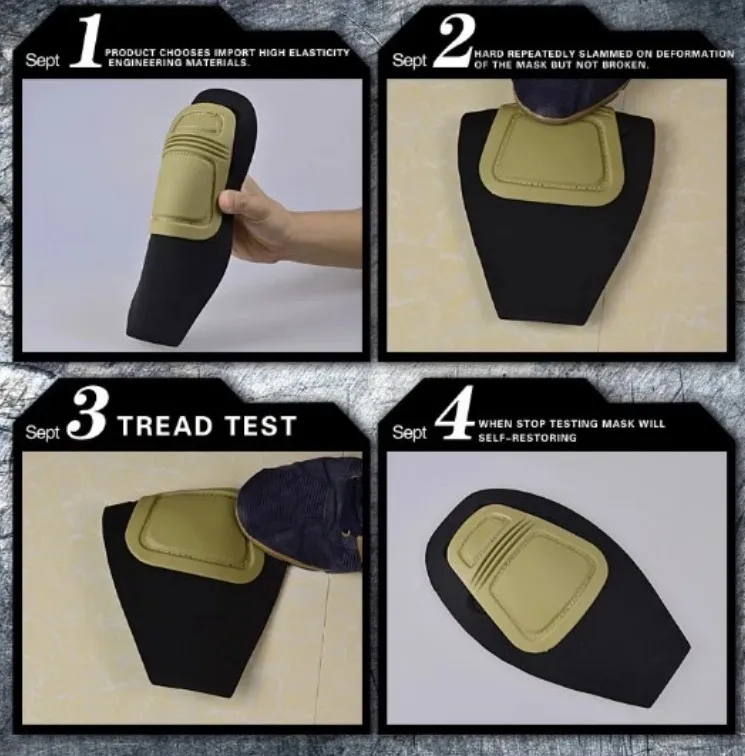 Wholesale and retail Army knee and elbow pads for military bulletproof knee and elbow guards Factory direct