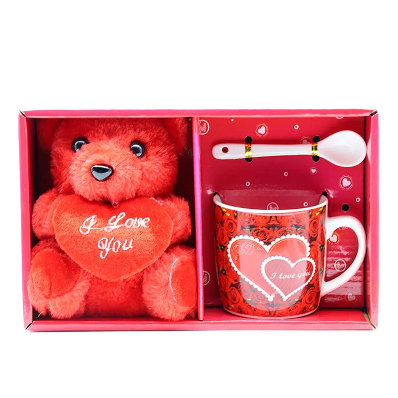 

New Arrival wholesale valentine mug set luxury ceramic sublimation mug valentines day gifts for women 2022, Customized color