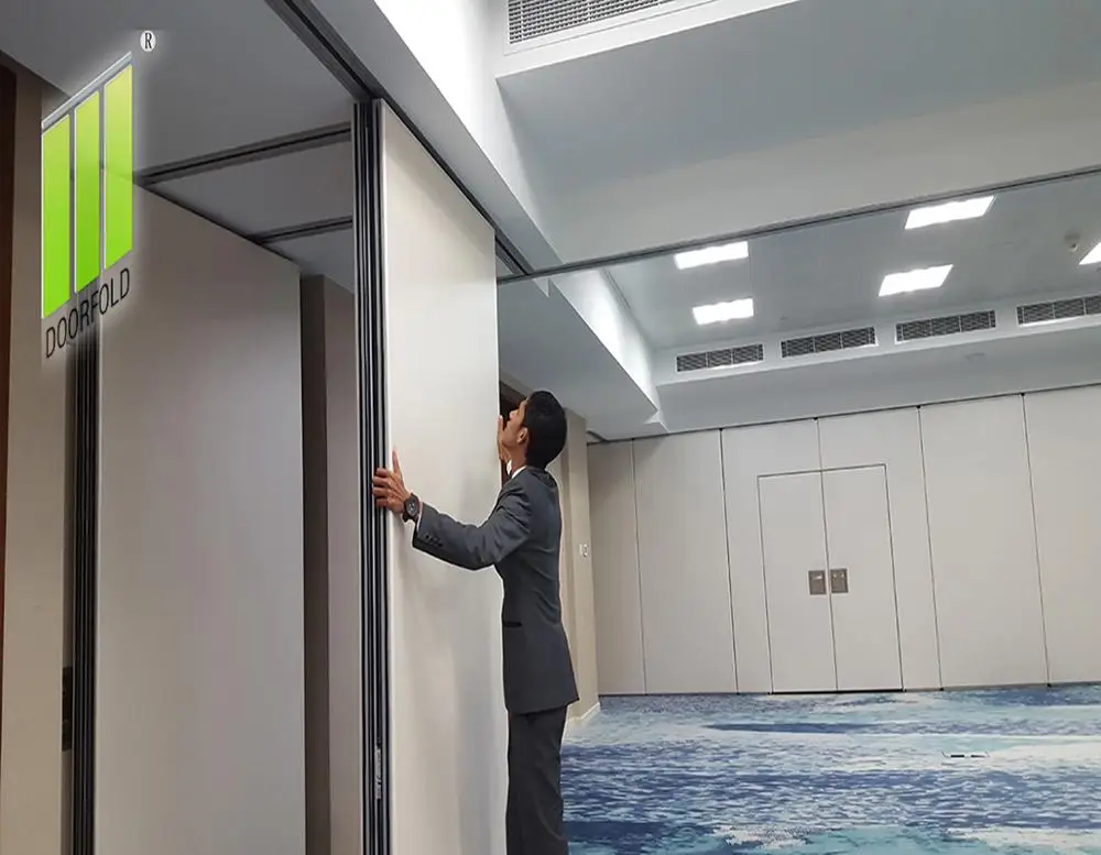 
hotel room divider sliding folding doors supplier china soundproof folding partition 
