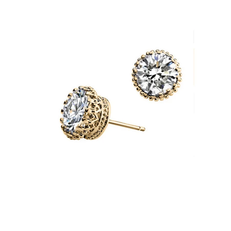 

Beautiful fashion summer crystal earrings women jewelry hoop earrings