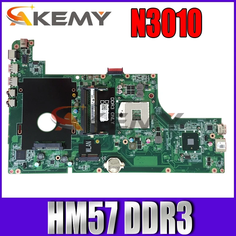 

Akemy For DELL N3010 Laptop Motherboard HM57 DDR3 free core i3 CPU CN-0Y5C30 0Y5C30 Y5C30 DA0UM7MB6E0