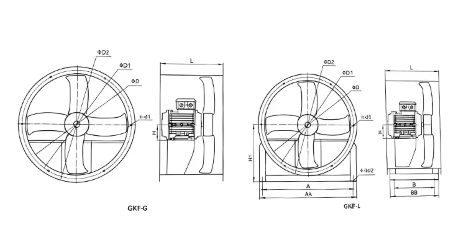Axial Flow Ventilato Extractor, Electric, Aluminum - detail 6